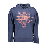 Plein Sport Blue Cotton Men Sweater - Hoodies
