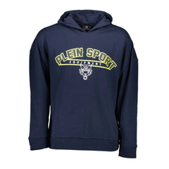 Plein Sport Blue Cotton Men Sweater - Hoodies
