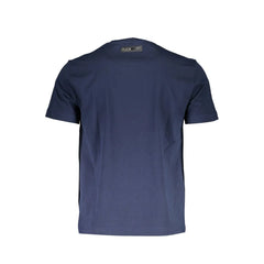 Plein Sport Blue Cotton Men T-Shirt - T-Shirts