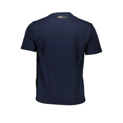 Plein Sport Blue Cotton Men T-Shirt - T-Shirts