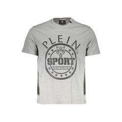 Plein Sport Brown Cotton Men T-Shirt - T-Shirts