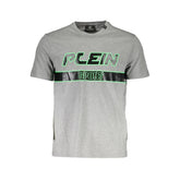 Plein Sport Brown Cotton Men T-Shirt - T-Shirts
