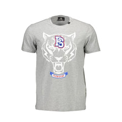 Plein Sport Brown Cotton Men T-Shirt - T-Shirts