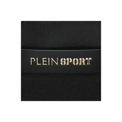 Plein Sport Chic Ebony Tote with Silver Logo Accent - Shopper Bags