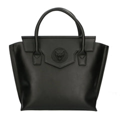 Plein Sport Elegant Black Magnetic Handbag - Satchel Bags