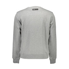 Plein Sport Gray Cotton Men Sweater - Sweatshirts