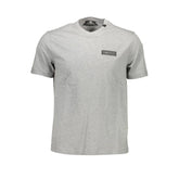Plein Sport Gray Cotton Men T-Shirt - T-Shirts