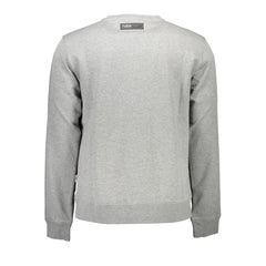 Plein Sport Gray Cotton Mens Sweater - Sweatshirts