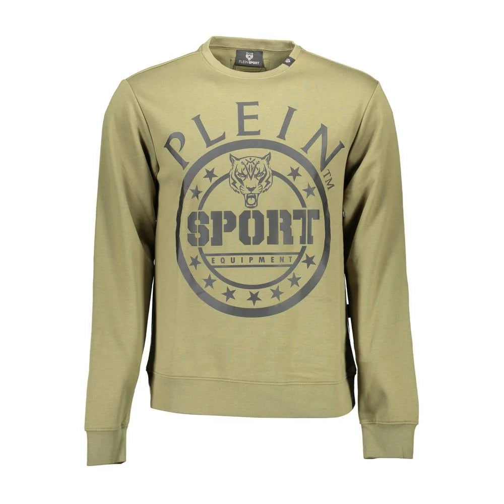 Plein Sport ’Green Cotton Men Sweater’ - Sweatshirts