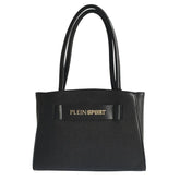 Plein Sport Sleek Black Three-Compartment Tote Bag - Shopper Bags