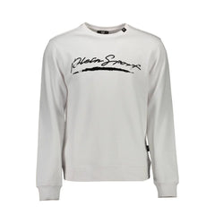 Plein Sport White Cotton Men Sweater - Sweatshirts