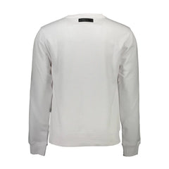 Plein Sport White Cotton Men Sweater - Sweatshirts