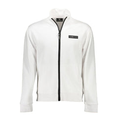 Plein Sport White Cotton Men Sweater - XL