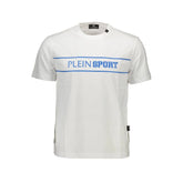 Plein Sport White Cotton Men T-Shirt - S - T-Shirts