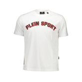 Plein Sport White Cotton Men T-Shirt - T-Shirts