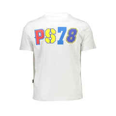Plein Sport White Cotton Men T-Shirt - T-Shirts