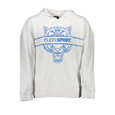 Plein Sport White Cotton Men’s Sweater - Hoodies