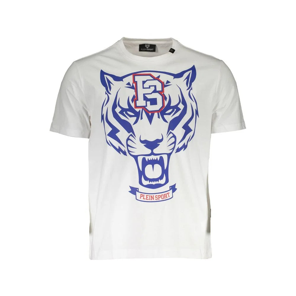 Plein Sport White Cotton Mens TShirt - T-Shirts