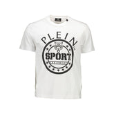 Plein Sport White Cotton T-Shirt - T-Shirts
