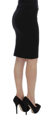 PLEIN SUD Black Straight Pencil Skirt - IT48 | XL - Skirts