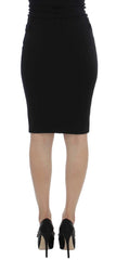 PLEIN SUD Black Straight Pencil Skirt - IT48 | XL - Skirts