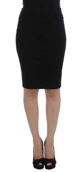 PLEIN SUD Black Straight Pencil Skirt - IT48 | XL - Skirts