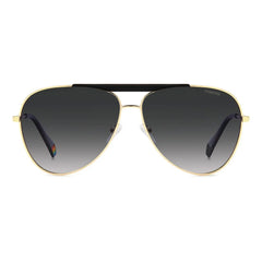 Polaroid Black Metal Sunglasses