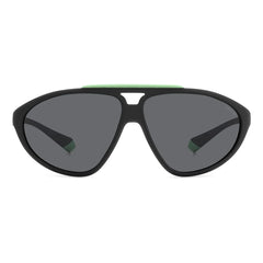 Polaroid Black Rubber Sunglasses - Sunglasses