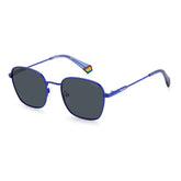 Polaroid Blue Stainless Steel Sunglasses - Sunglasses