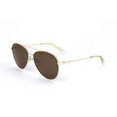 Polaroid Gold Metal Sunglasses - Sunglasses