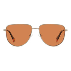 Polaroid Gray Metal Sunglasses - Sunglasses
