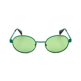 Polaroid Green Metal Sunglasses - Sunglasses