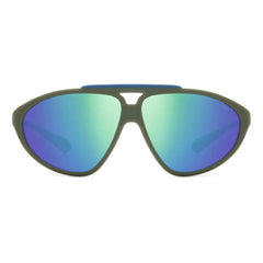 Polaroid Green Rubber Sunglasses - Sunglasses