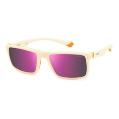 Polaroid White Rubber Sunglasses - Sunglasses
