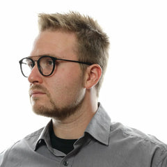 Police Black Men Glasses Frame - Eyeglasses