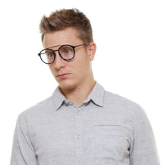 Police Black Men Glasses Frame - Eyeglasses