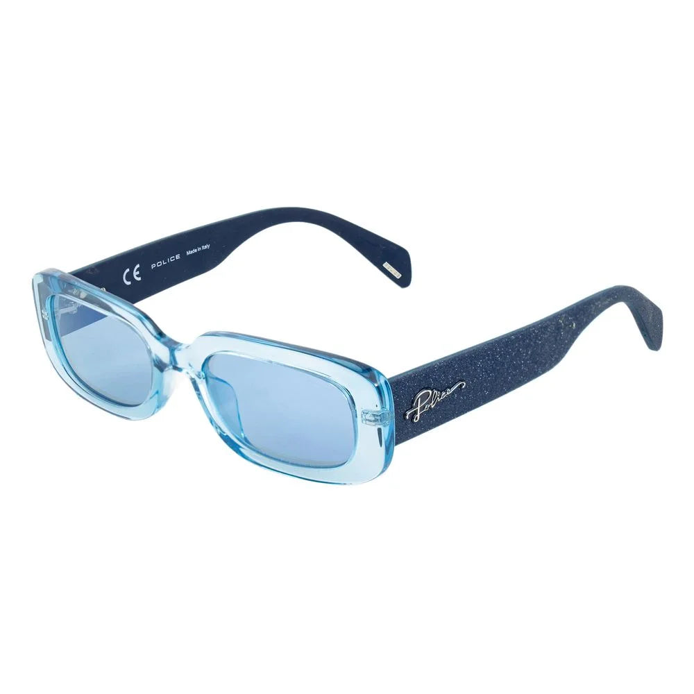 Police Blue Acetate Sunglasses - Sunglasses