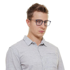 Police Blue Men Glasses Frame - Eyeglasses