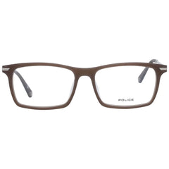 Police Brown Men Glasses Frame - Eyeglasses