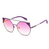 Police Purple Metal Sunglasses - Sunglasses