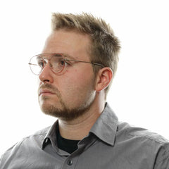 Police Red Men Glasses Frame - Eyeglasses