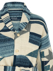 Polo Ralph Lauren Blue Cotton Cardigan