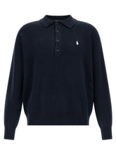 Polo Ralph Lauren Blue Cotton Cardigan
