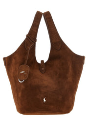 Polo Ralph Lauren Brown Cowhide Tote Bag