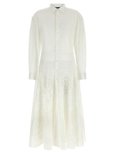 Polo Ralph Lauren White Cotton Midi Dress - 8