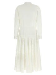 Polo Ralph Lauren White Cotton Midi Dress - 8