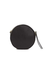 Pompei Donatella Black Leather Women Crossbody Bag - Cross Body Bags