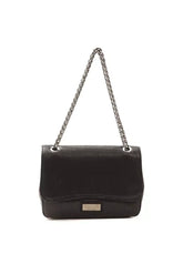 Pompei Donatella Black Leather Women Crossbody Bag - Cross Body Bags