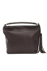 Pompei Donatella Brown Leather Women Shoulder Bag - Shoulder Bags