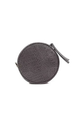 Pompei Donatella Gray Leather Women Crossbody Bag - Cross Body Bags